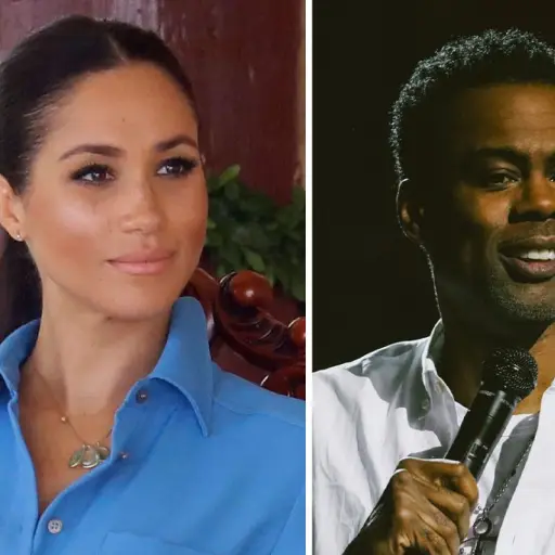 Chris Rock también atacó a Meghan Markle.