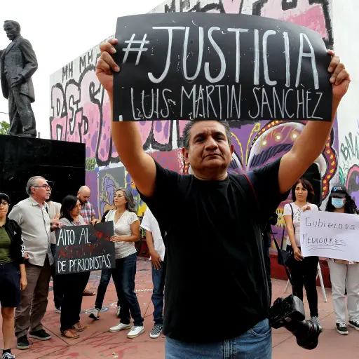 Periodistas protestan en México