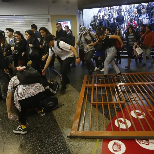 Evasión tarifa del metro