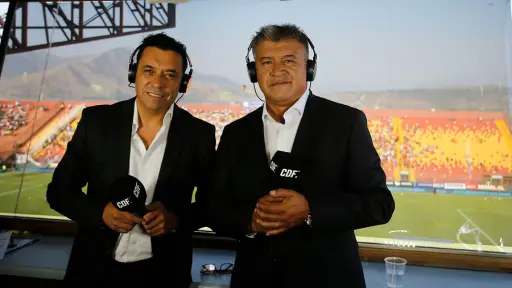 Claudio  Palma y Claudio Borghi ,Photosport