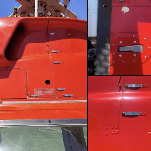 Helicóptero baleado